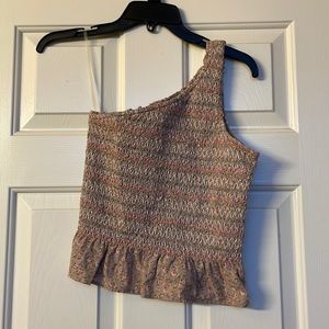 American Eagle 1 Shoulder Cropped Tank